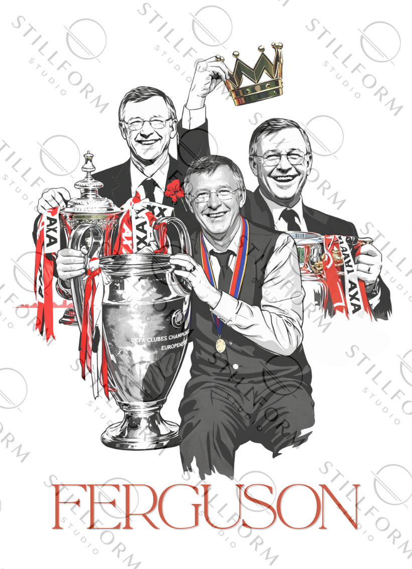 Sir Alex Ferguson Treble