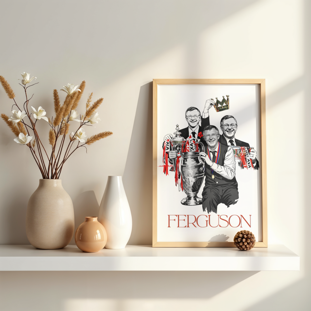 Sir Alex Ferguson Treble
