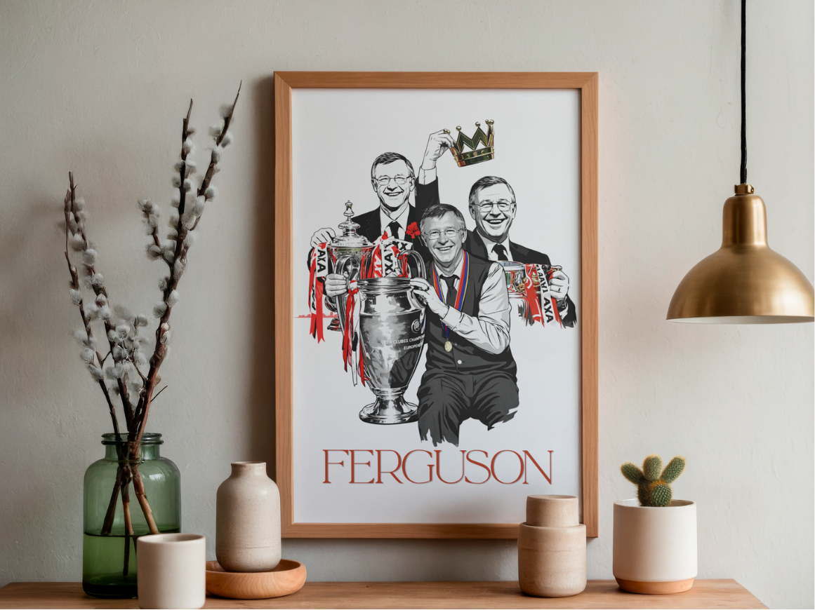 Sir Alex Ferguson Treble